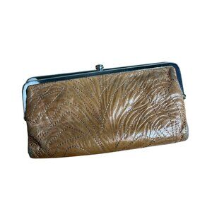 HOBO Tan Clutch Wallet